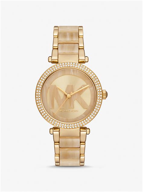 michael kors parker pave watch|Parker Pavé Gold.